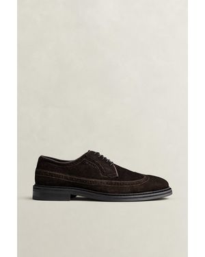 GANT Bidford Suede Brogues Dark - Black