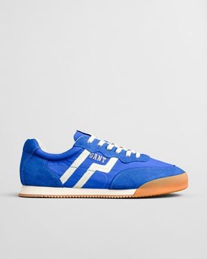 GANT Beylana Suede Trainers - Blue