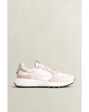 GANT Beywin Suede Nylon Trainers Light - Natural