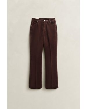 GANT Flared Corduroy Jeans Deep - Brown