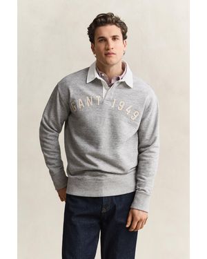 GANT Heather Rugger Melange - Grey