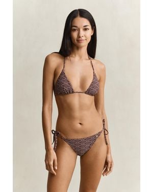 GANT Printed Side Tie Bikini Bottoms - Multicolour