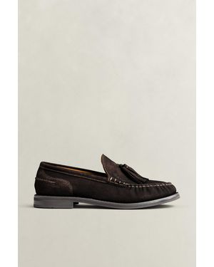 GANT Gracelyn Suede Loafers Weathered - Brown