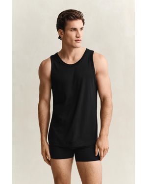 GANT 2-Pack Tank Top - Black