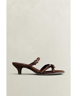 GANT Talzy Suede Sandals Dark - Brown