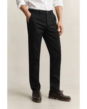 GANT Slim Fit Smart Chinos - Natural