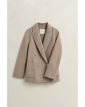 GANT Handstitched Club Blazer - Natural