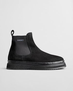 GANT Blistown Wool Lined Chelsea Boots () - Black