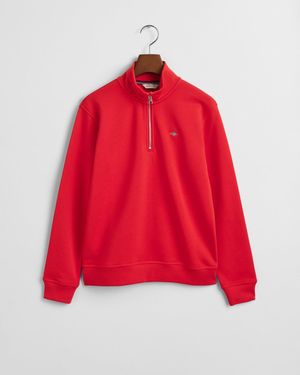 GANT Teens Teens Shield Half-Zip Sweatshirt () - Red