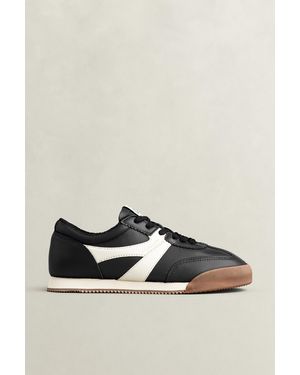 GANT Beylana Leather Trainers - Black