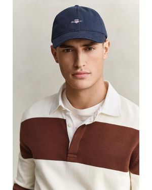 GANT Shield Sunfaded Cap Classic - Blue