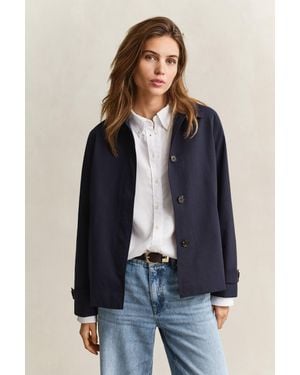 GANT Short Car Coat Evening - Blue