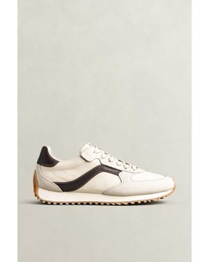 GANT Beja Suede Trainers - Natural