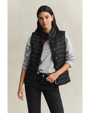 GANT Light Down Vest - Black