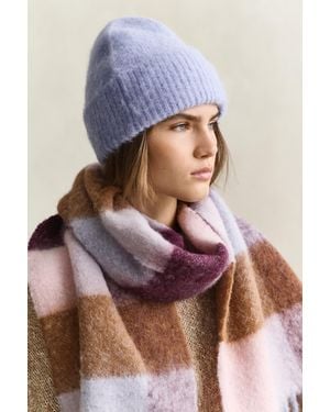 GANT Alpaca Wool Blend Beanie - Purple