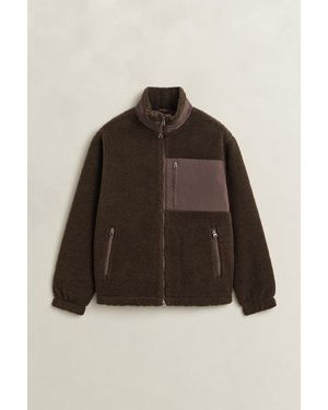 GANT Fleece Jacket - Brown