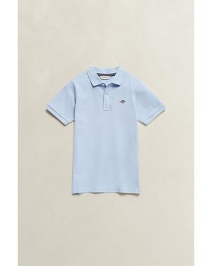 GANT Teens Shield Polo Shirt - Blue
