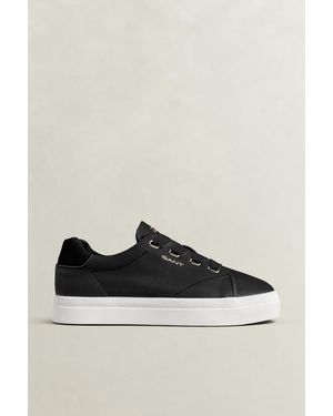 GANT Avona Leather Trainers - Black