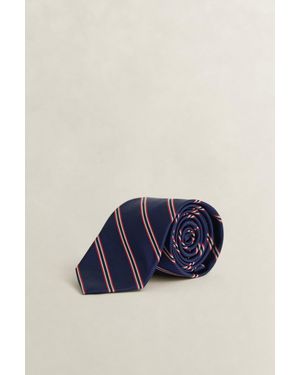 GANT Striped Tie Rich - Blue
