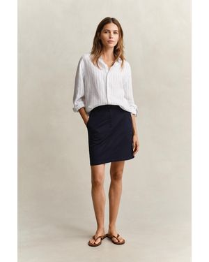 GANT Chino Skirt Evening - Blue
