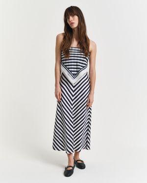 GANT Chevron Striped Skirt - Blue
