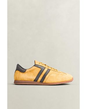 GANT Spearclub Suede Trainers - Metallic