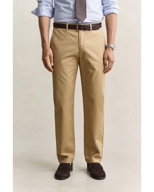 GANT Regular Fit Smart Chinos Dark - Natural