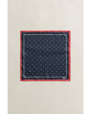 GANT Dot Pocket Square Marine - Blue