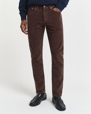 GANT Slim Fit Corduroy Jeans Rich - Blue