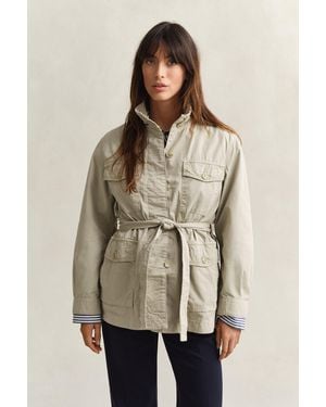 GANT Belted Field Jacket - Natural
