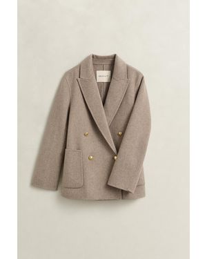 GANT Classic Handstitched Club Blazer - Natural