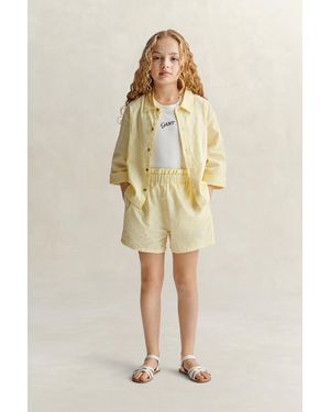 GANT Teens Teen Girls Paperbag Waist Shorts - Natural