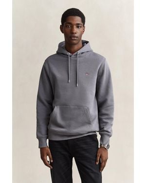 GANT Shield Hoodie - Grey