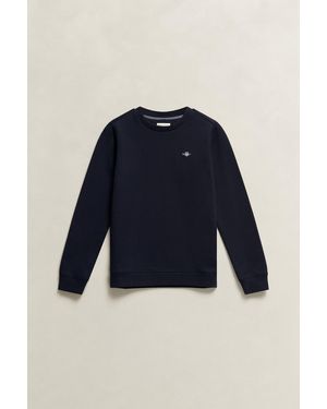 GANT Teens Shield Sweatshirt Evening - Blue