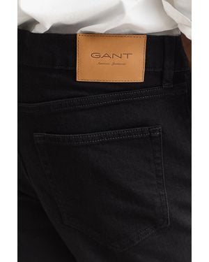 GANT Slim Clean Wash Jeans - Black