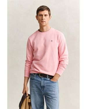 GANT Shield Crew Neck Sweatshirt - Pink