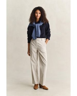 GANT Tailored Corduroy Trousers - Blue