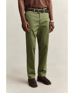 GANT Regular Fit Classic Chinos - Green
