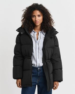 GANT Mid Length Down Jacket - Black
