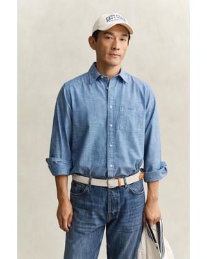 GANT Chambray Shirt - Blue