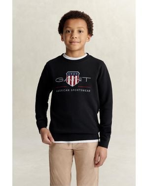 GANT Teens Archive Shield Sweatshirt - Black