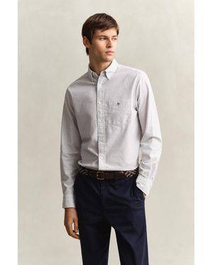GANT Banker Stripe Classic Oxford Shirt - Multicolour