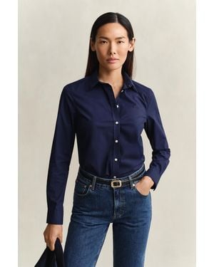 GANT Poplin Shirt Classic - Blue