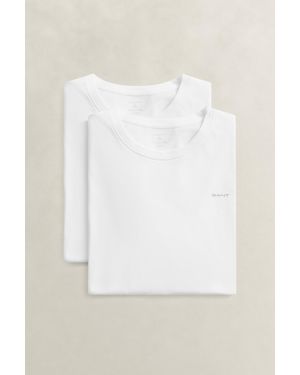 GANT 2-Pack Crew Neck T-Shirts - White