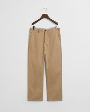 GANT Teens Teen Boys Relaxed Fit Chinos - Natural