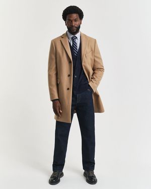 GANT Classic Wool Coat - Blue