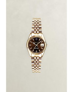 GANT Sussex Mini Watch Roasted Walnut - Metallic