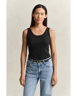 GANT Ribbed Tank Top - Blue