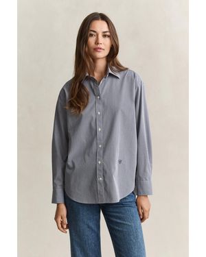 GANT Checked Shirt Classic - Grey