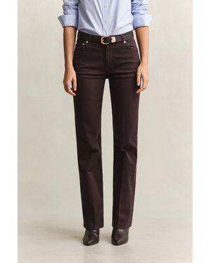GANT Slim Flared Colour Jeans Deep - Black
